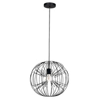 Eglo Okinzuri 1-Light Black Pendant Light