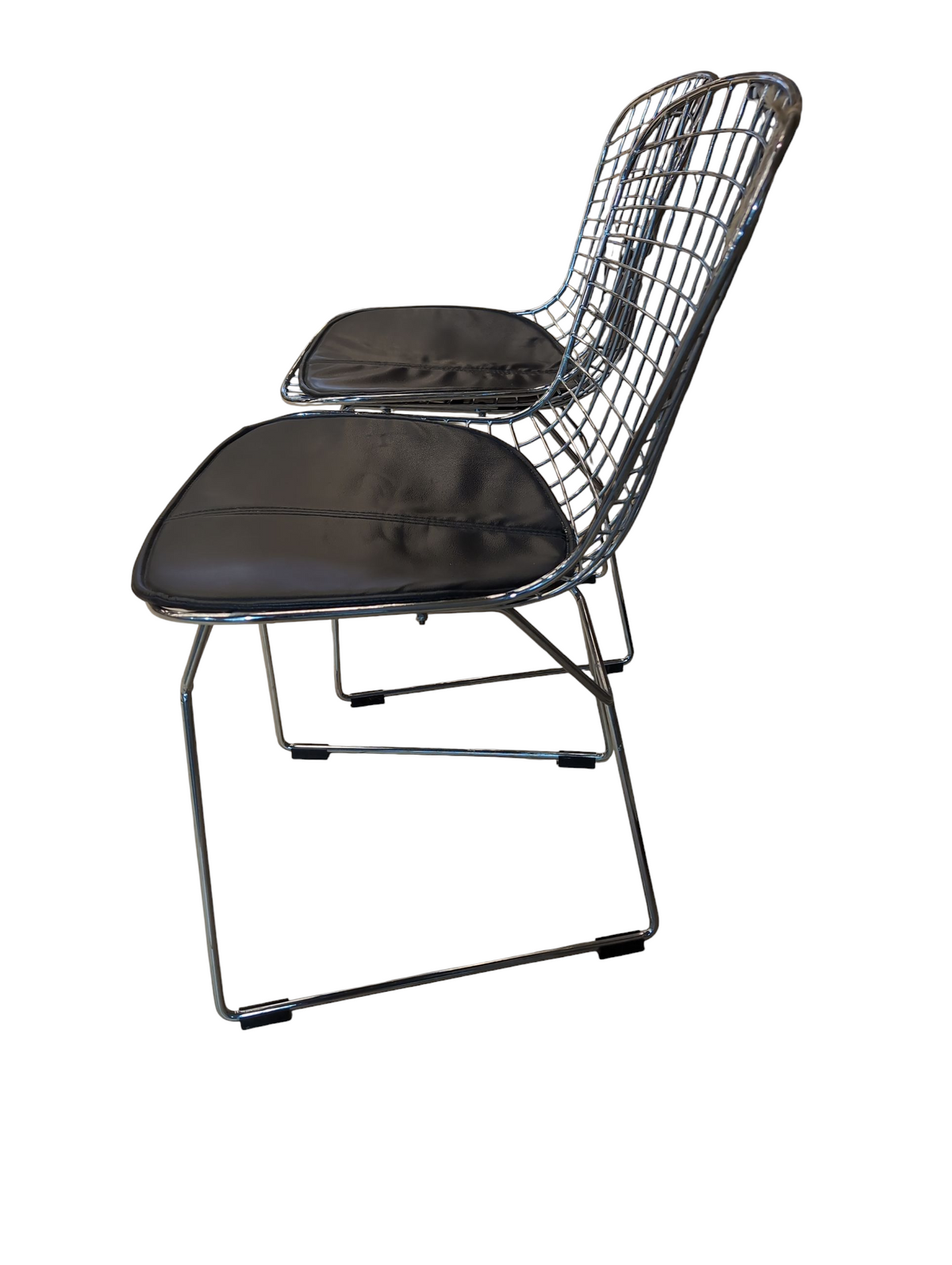 Set of 2 Wire Back Chairs