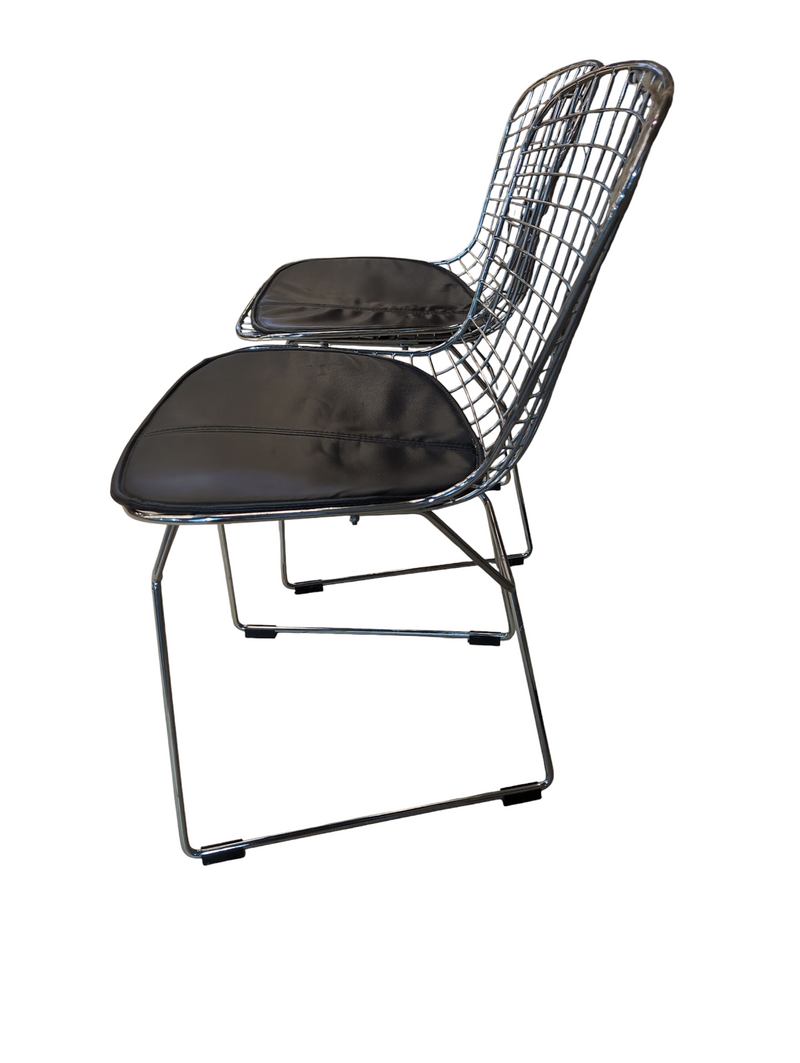 Set of 2 Wire Back Chairs
