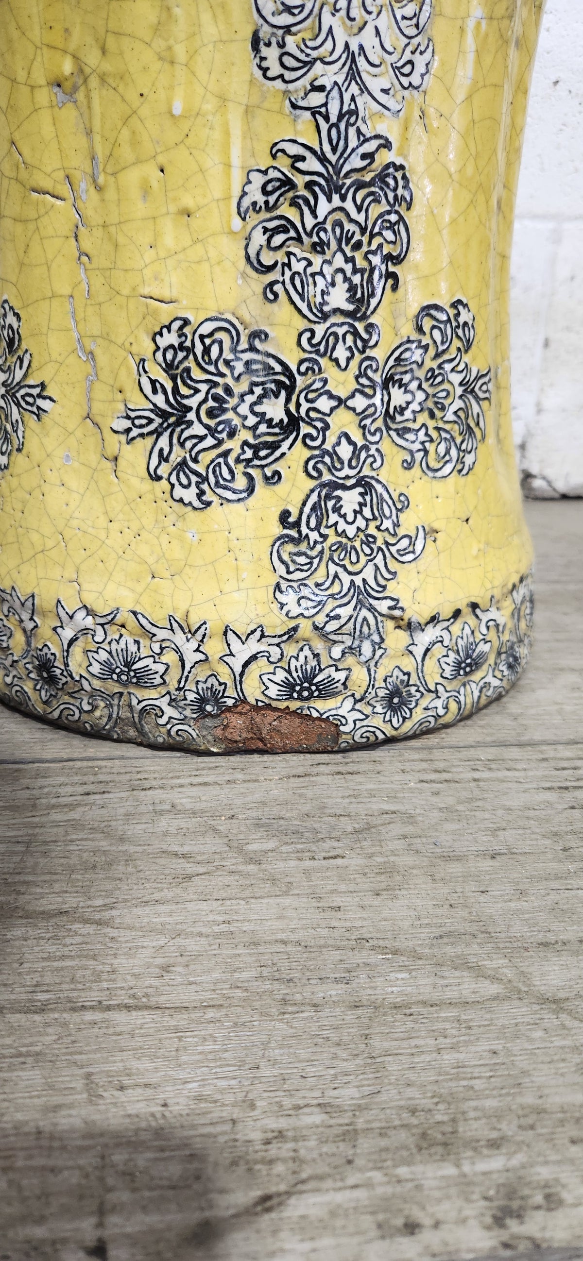 Vintage Ceramic Garden Stool / Pair