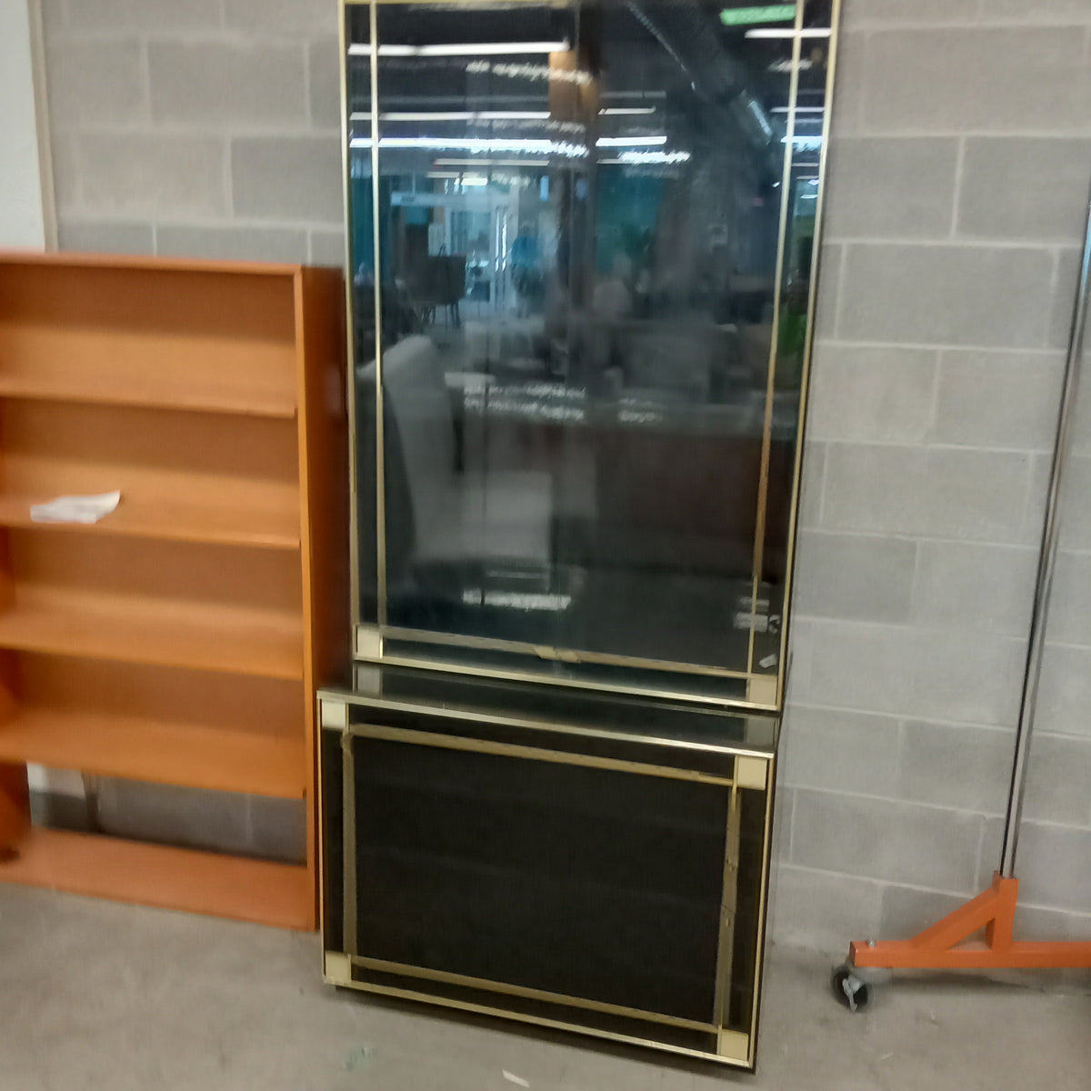 35.5"W 2-Piece Display Cabinet