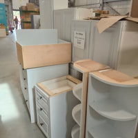 24 Piece Light Gray Kitchen Cabinet Set