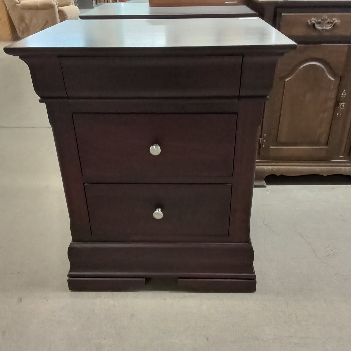 26"W Night Stand with Three Drawers