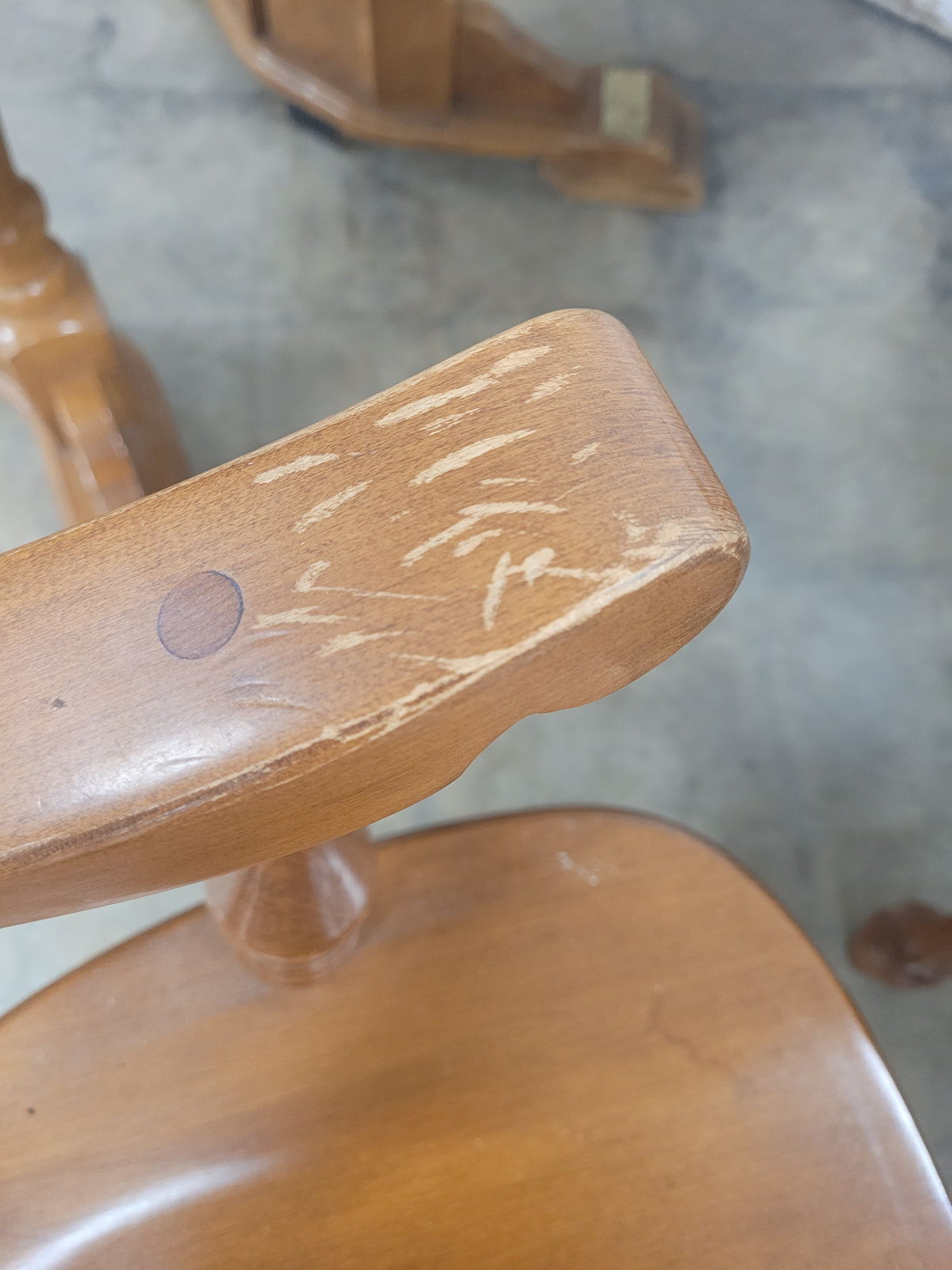 Oval Wooden Dining Set