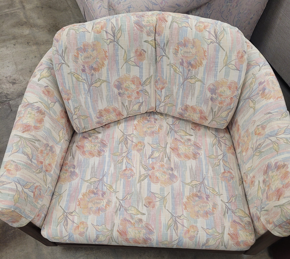 Pastel Floral Patterned Armchairs
