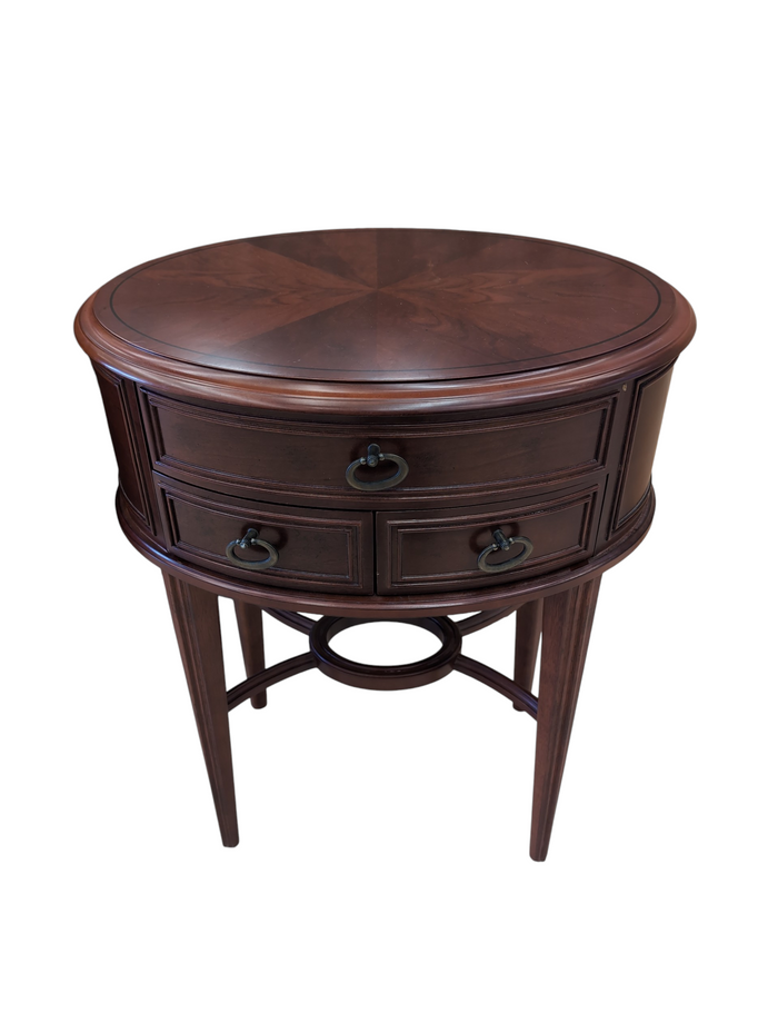 Bombay Small Cherry Oval Side Table