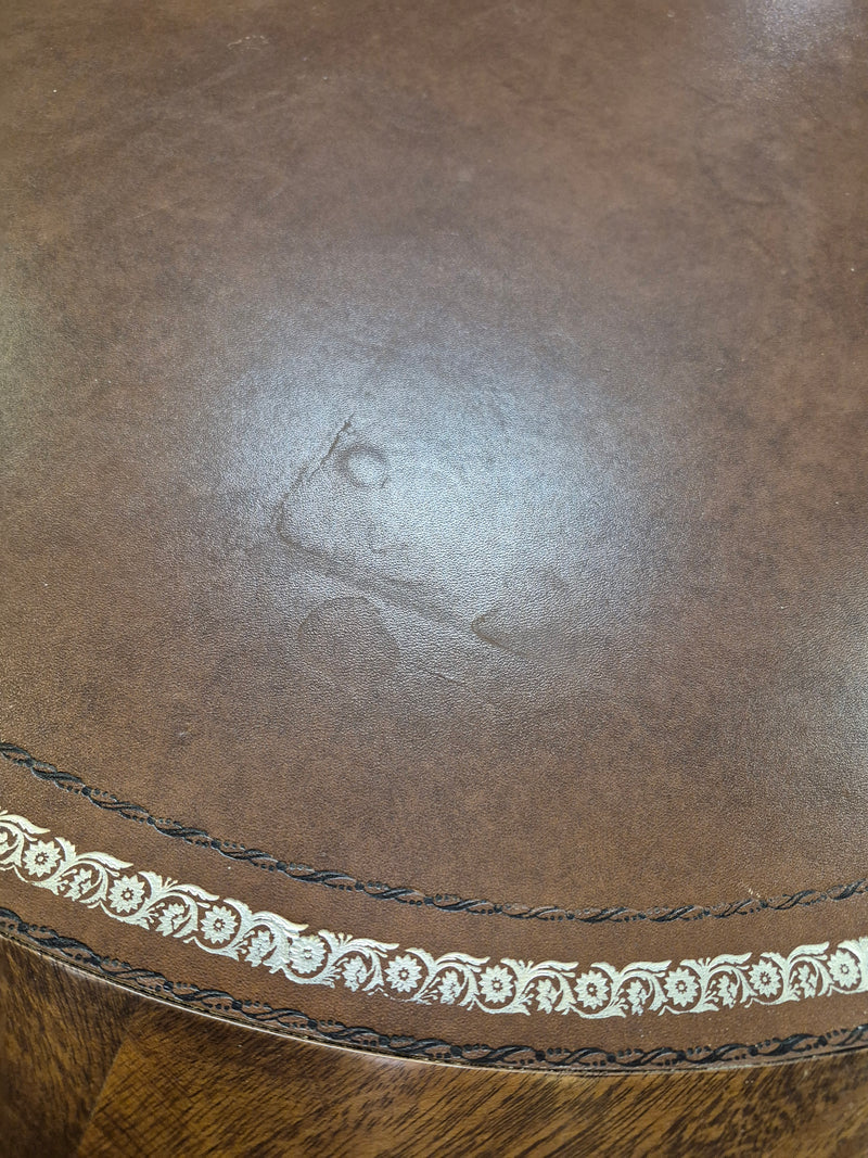 Mersman 30" Round Drum Accent Table