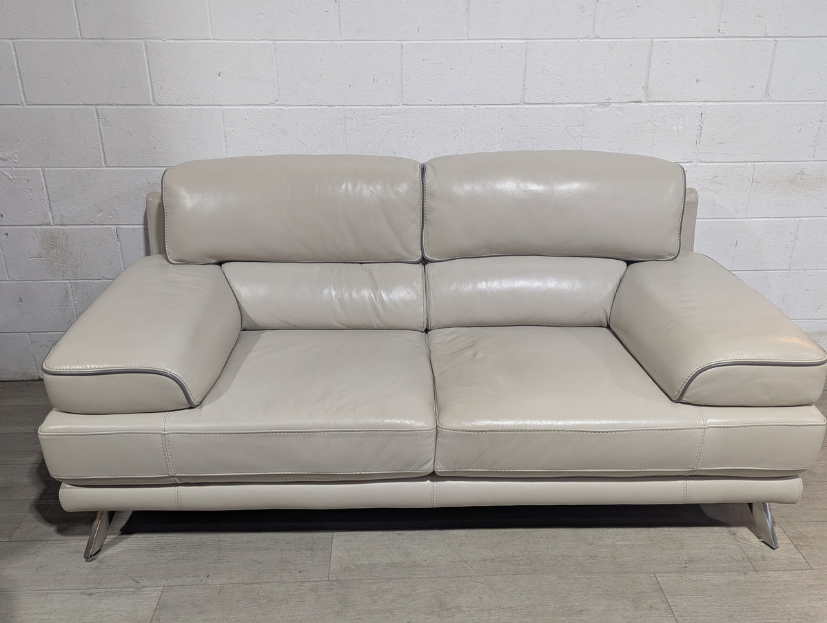 MUSE Beige Leather Sofa