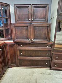 Dark Brown Kitchen Cabinet Set