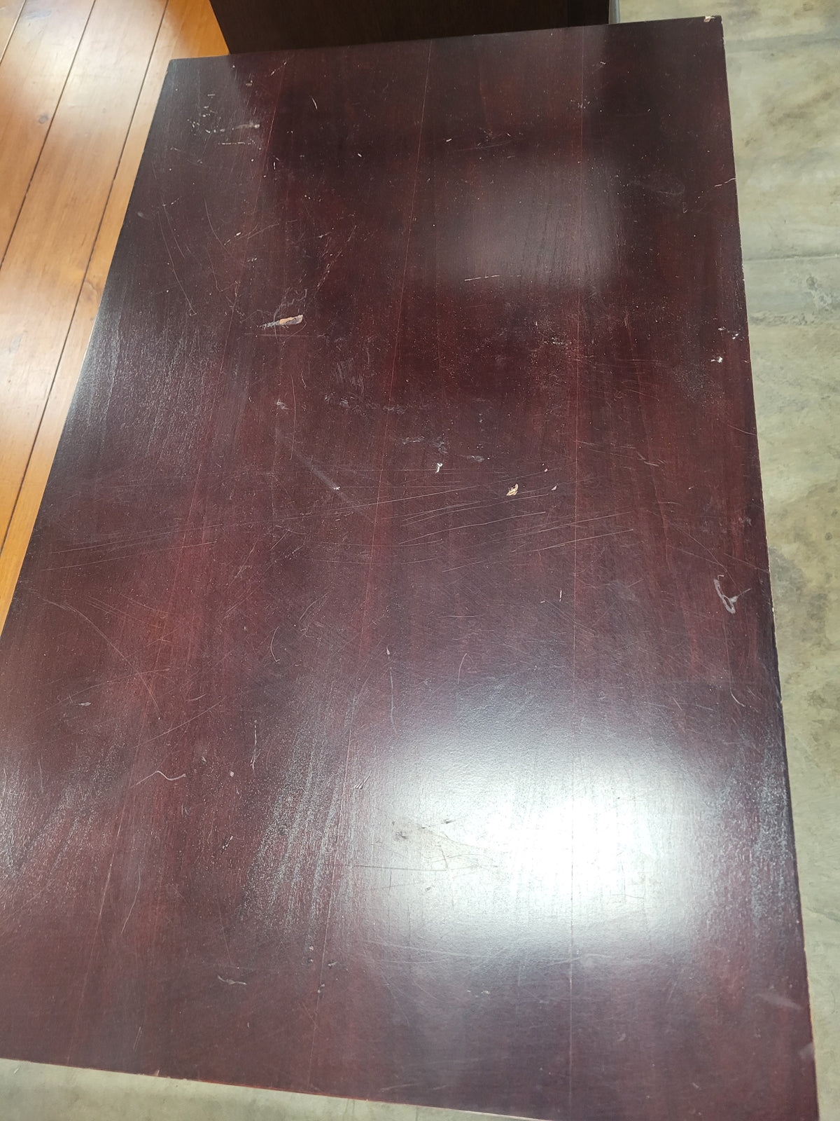 Mahogany Nightstand W/ Hidden Drawer