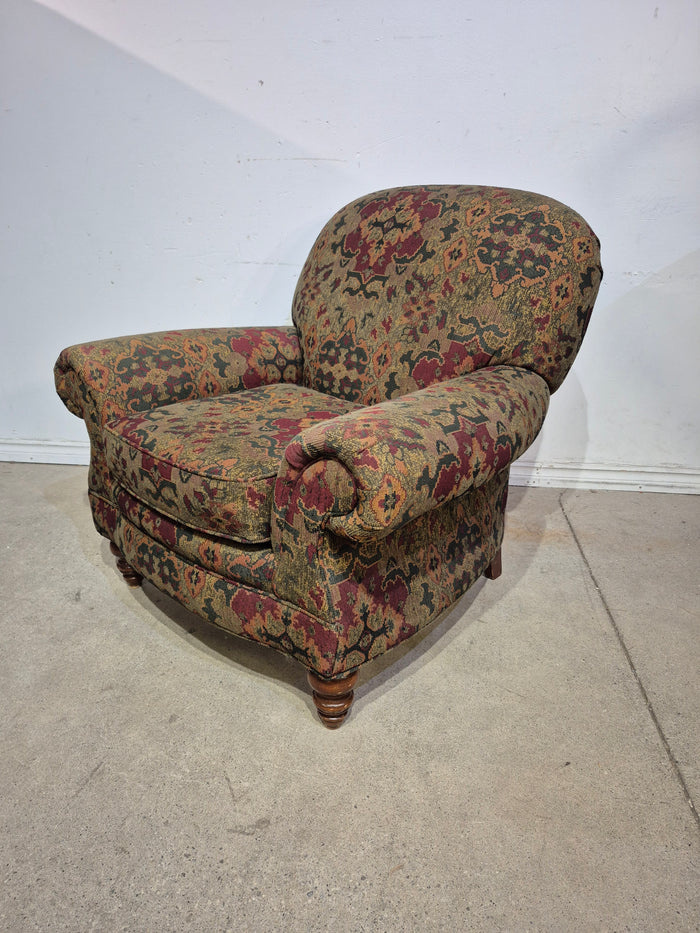 Vintage Multi-Colour Roll Arm Chair
