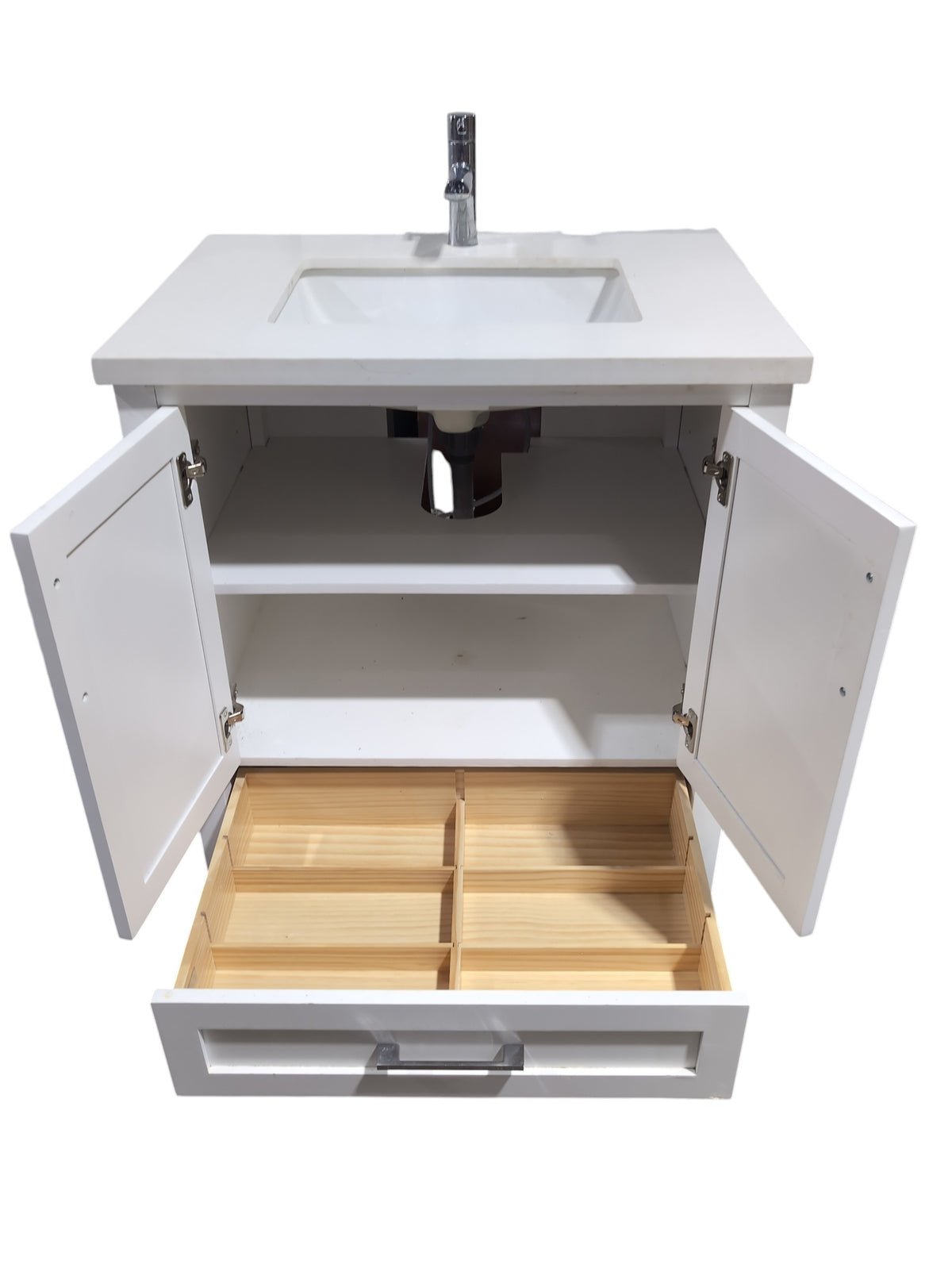 OVE White Bathroom Vanity