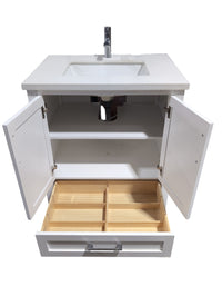 OVE White Bathroom Vanity