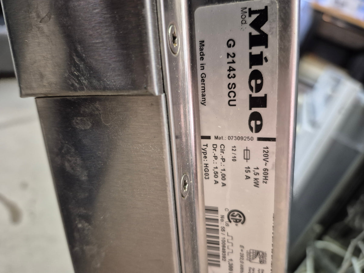 Miele Diamante Plus Stainless Steel  Dishwasher