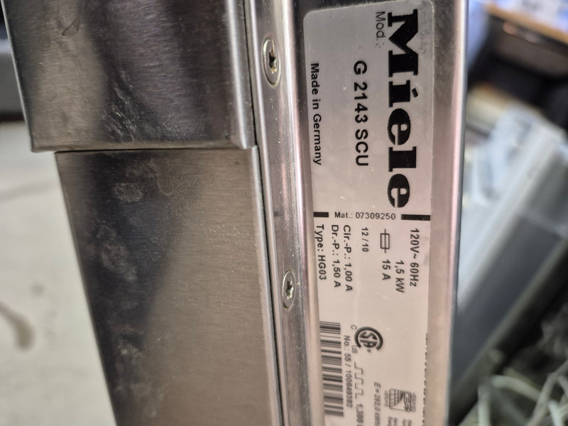 Miele Diamante Plus Stainless Steel  Dishwasher