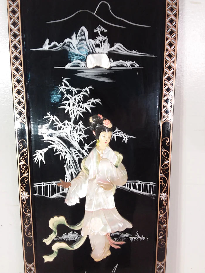 Set of 3 Japanese Woman Wall Hanging
