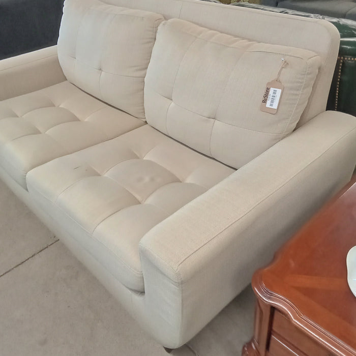 67"W 2-Seat Love Seat in Light Gray