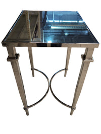 Glass Top Side Table