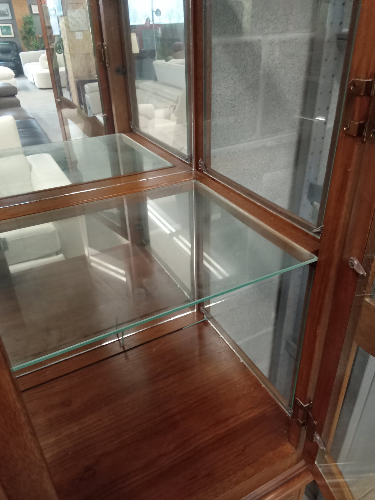 54"W Display Cabinet with Glass Doors