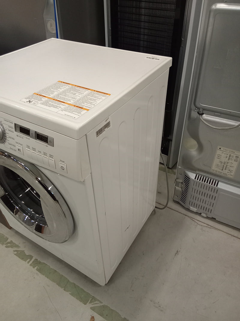 23.5"W White Front-Load Washing Machine