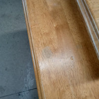 54"W Country Style Dining Table with Leaf
