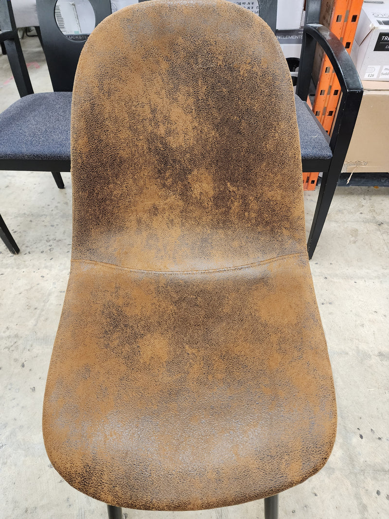 Modern Brown Upholstered Chair