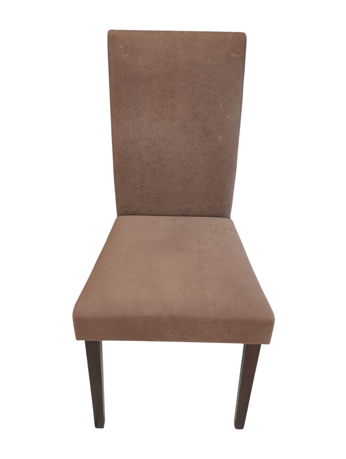 Dark Brown Wooden Dining Table w/ 4 Chairs