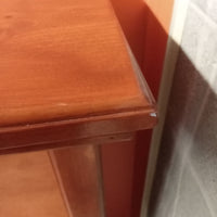 24"W Pine Shelf Unit with Two Drawers