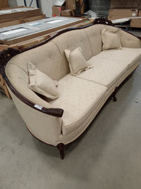 91"W French Provincial Style 3-Seat Sofa