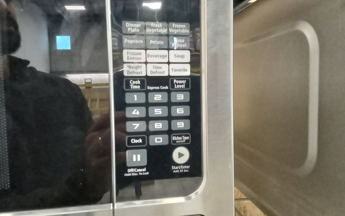 30"W Askebo Microwave in Stainless Steel
