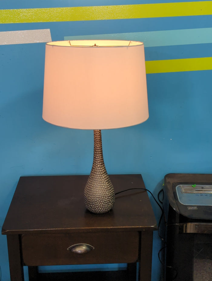 14.5"W Silver Lamp