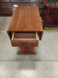 18"W Solid Wood Drop Leaf Table
