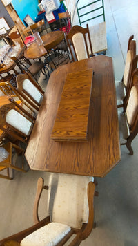 68"W Dining Set with 6 Chairs $145