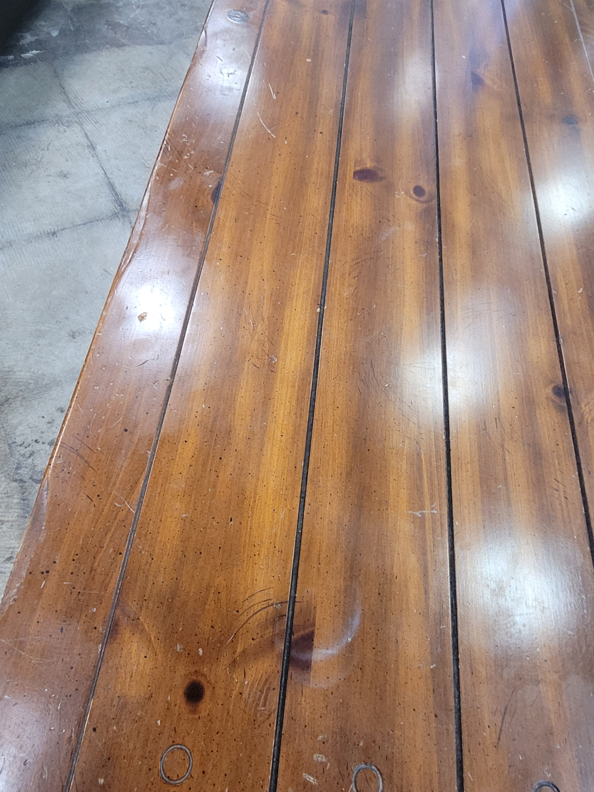 Rustic Pine Coffee Table