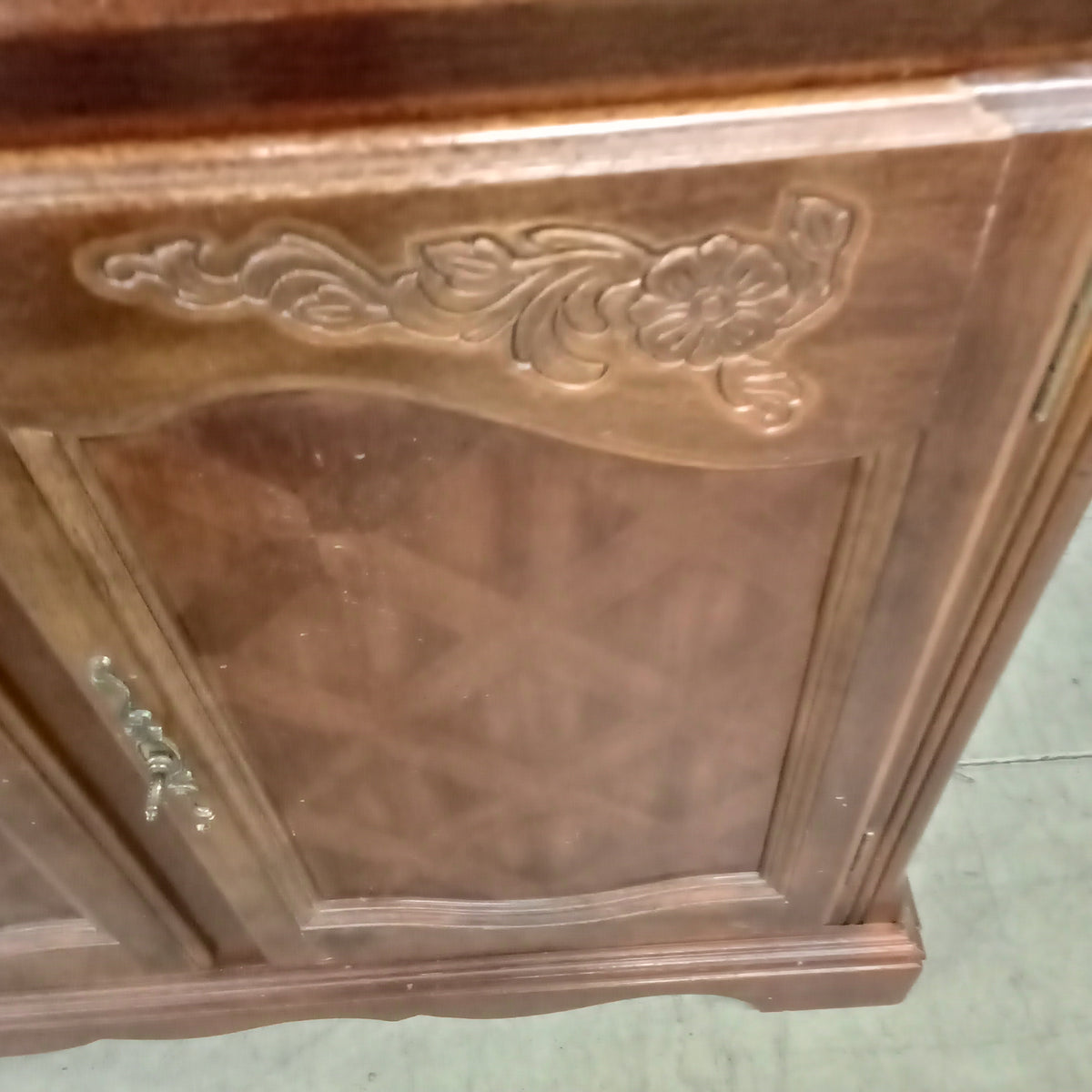 52"W 1-Piece China Cabinet with Glass Doors