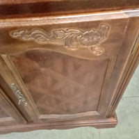 52"W 1-Piece China Cabinet with Glass Doors