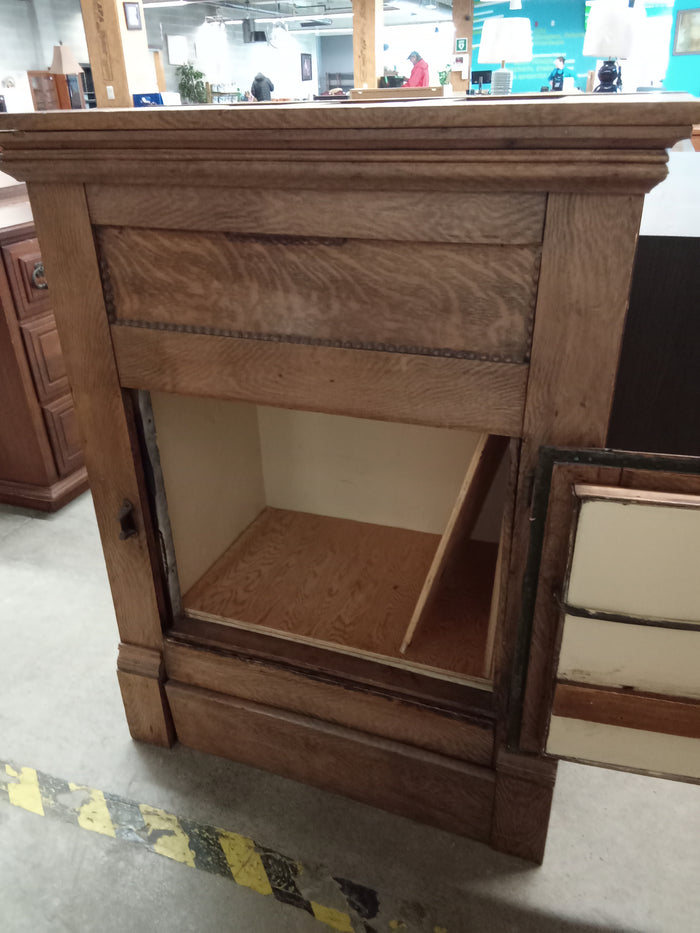 32"W Vintage Rustic Ice Box