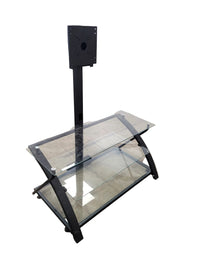 Glass And Metal Tv Stand