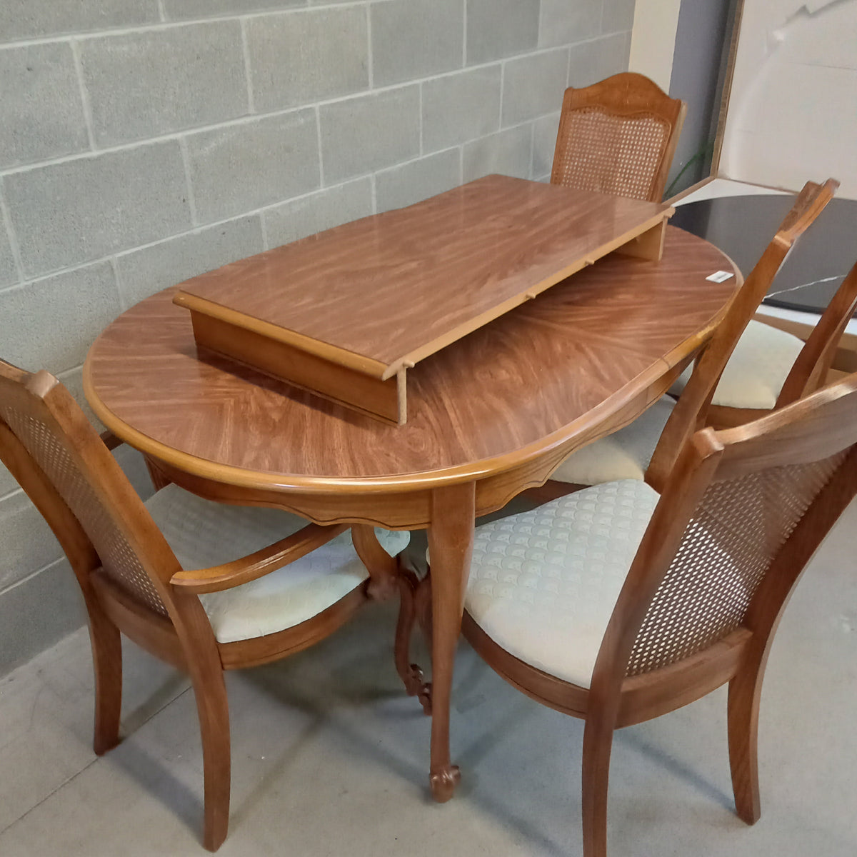 56"W Dining Set - Table with Five Chairs
