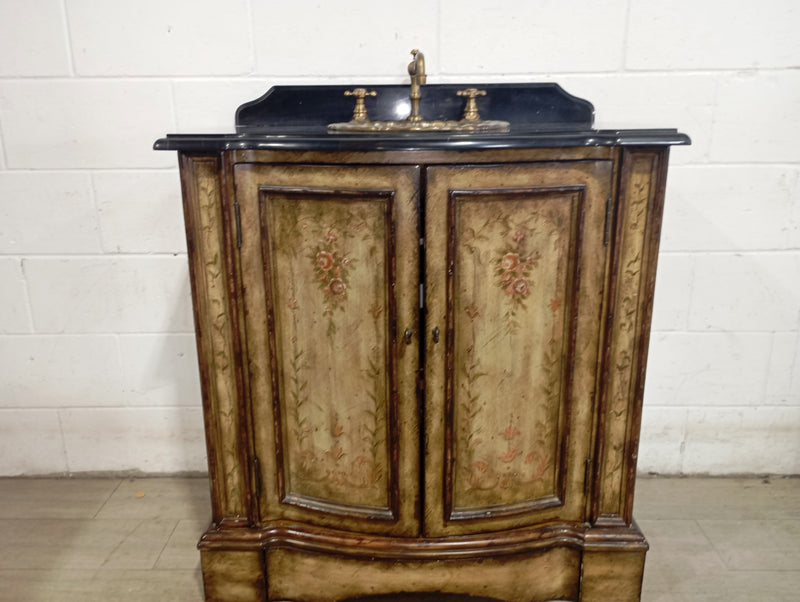 34" Vintage Wooden Vanity