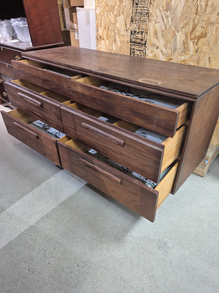 MCM African Teak 6-Drawer Dresser