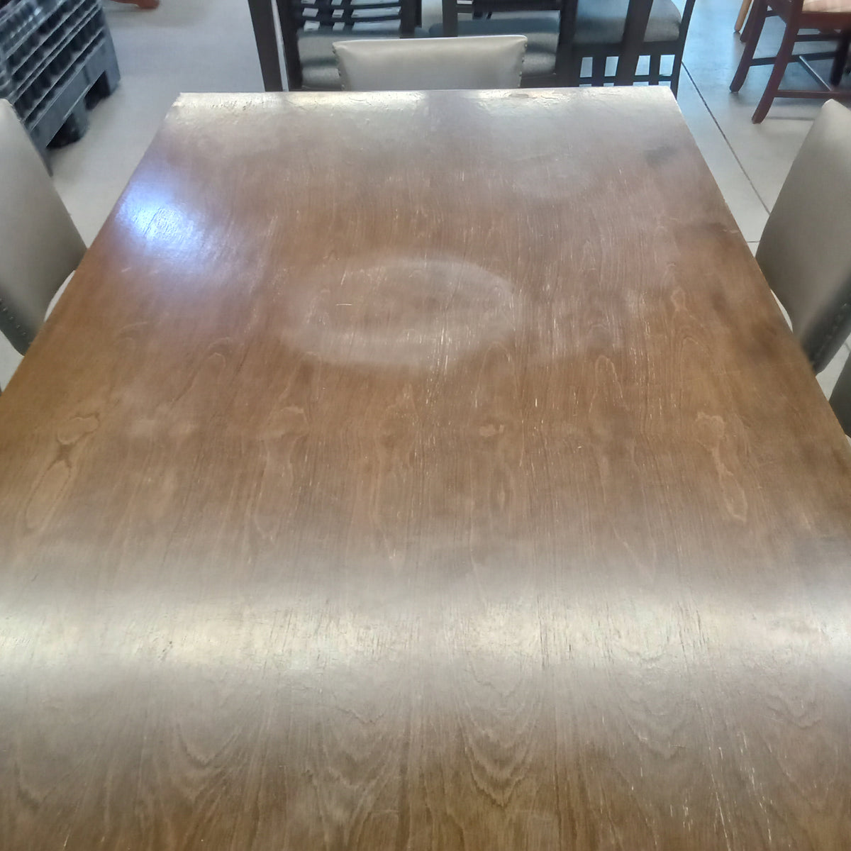 70.5"W Dining Table with Eight Chairs