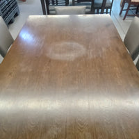 70.5"W Dining Table with Eight Chairs
