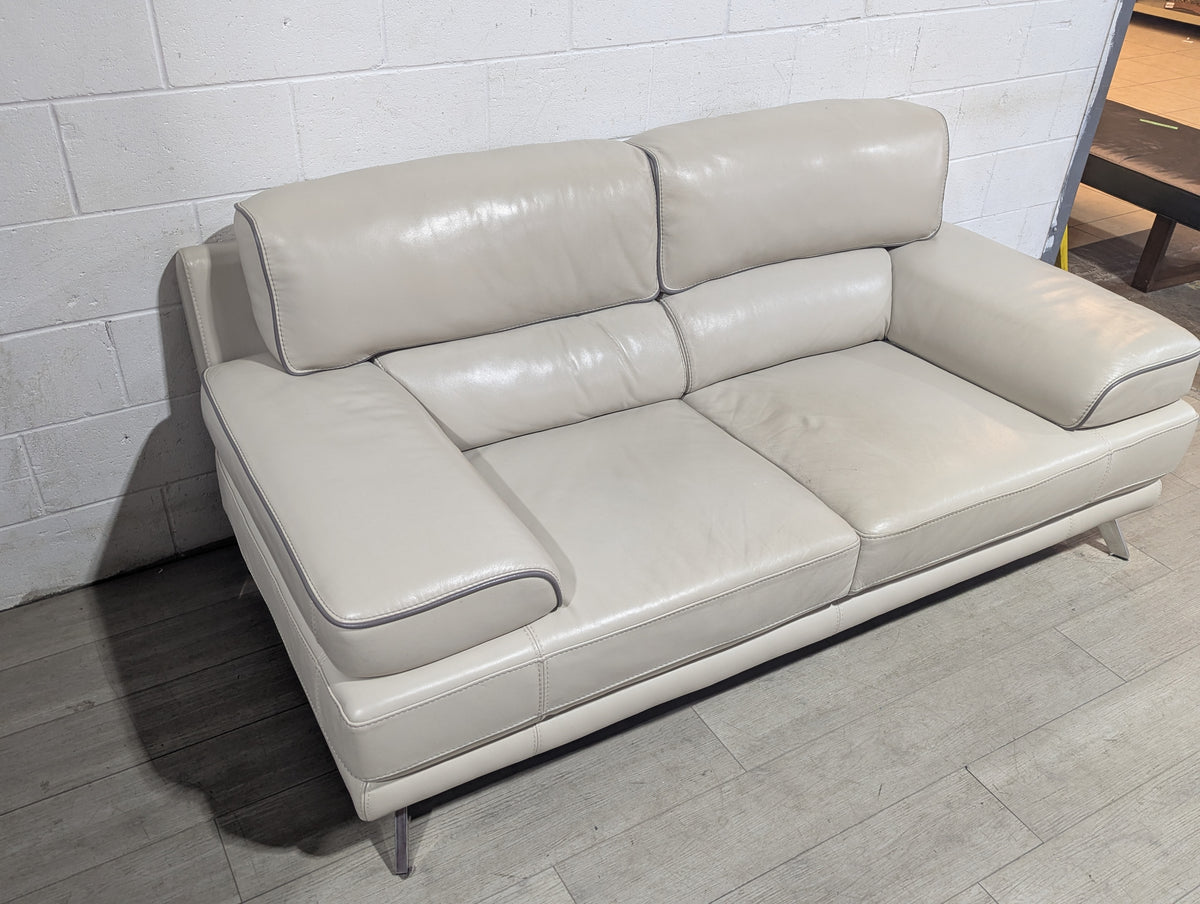 MUSE Beige Leather Sofa
