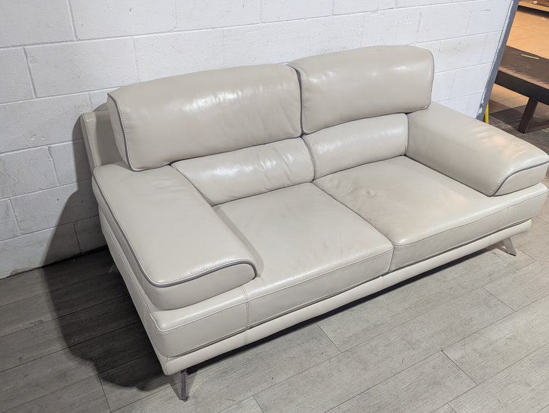 MUSE Beige Leather Sofa