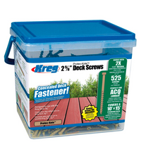 KREG Protec Kote Deck Screw - 2-5/8 inch No. 8 Coarse Pan head