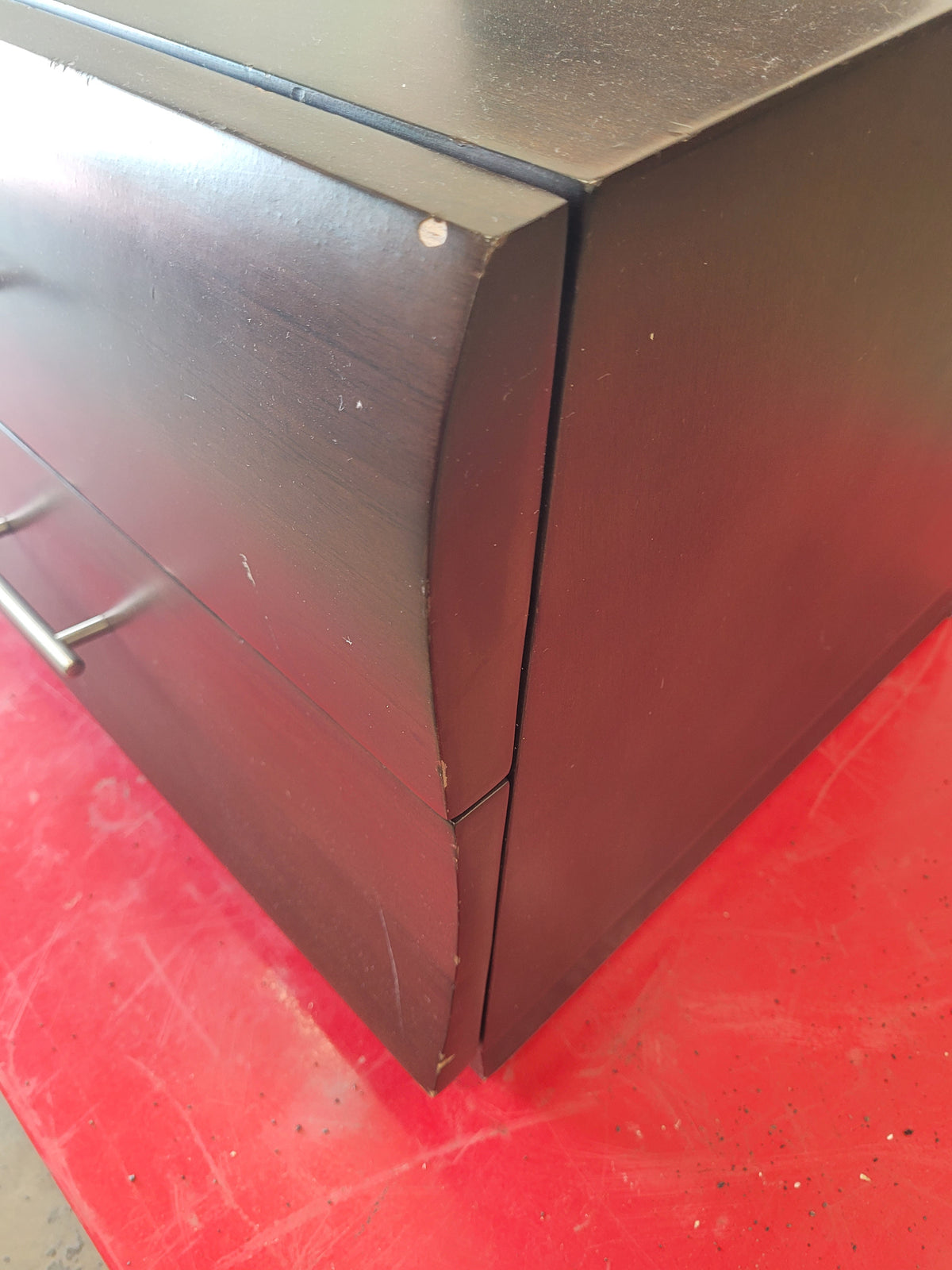 Small Modern 2-Drawer Nightstand