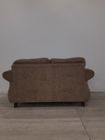 66" Brown Polyester Loveseat