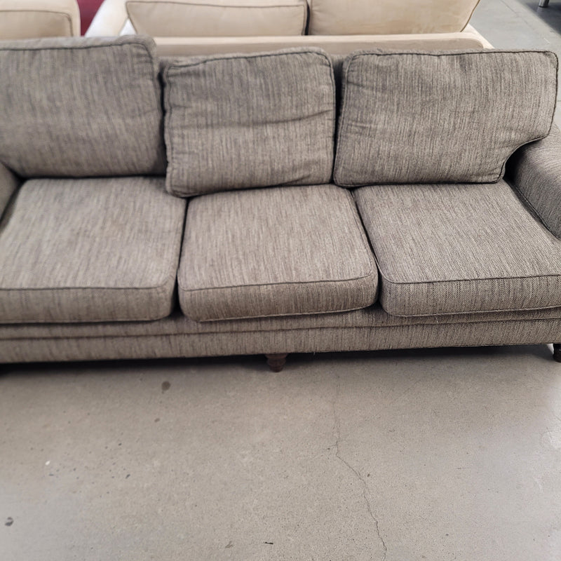 85"W 3-Seat Sofa in Khaki