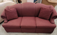 Maroon Red 3-Seater Sofa
